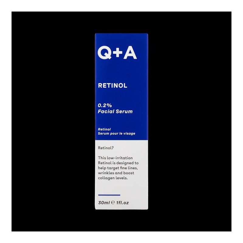Q+A Retinol 0.2% Facial Serum 30ml