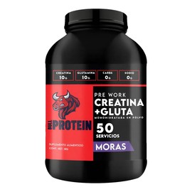 Suplemento Creatina  Glutamina Bull Protein 1kg 50servicios