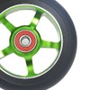 jingfei 2Pcs 100mm Scooter Replacement Wheels with Bearings Aluminum Wear-