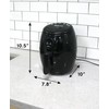 Elite Gourmet EAF-2612DX Personal 2.1Qt Compact Space Saving Programmable Hot
