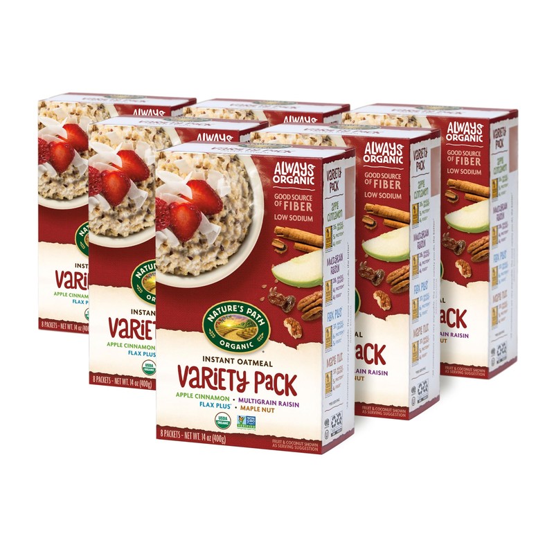 Nature's Path Organic Variety Pack Instant Oatmeal, 14 oz (Pack