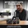 Kit para Crecimiento de Barba con Suero y Cera, Hombre,