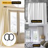 70 x Plastic Rings with Folding Hooks, Plastic Curtain Rings
