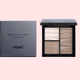 Jenny Lloyd novo 3 color contouring palette shading highlight contour makeup, 01# milk tea coco, 1 piece / 제니로이드 novo 3컬러 컨투어링 팔레트 쉐딩 하이라이트 윤곽 메이크업, 01# 밀크티 코코, 1개
