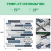LONGKING Peel and Stick Backsplash Tile for Kitchen, Stick on