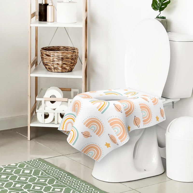 30 Pack Toilet Seat Covers Disposable, Individually Wrapped for Travel,