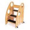 StrongTek Wooden Toddler Step Stool Kitchen Helper - 28" High,