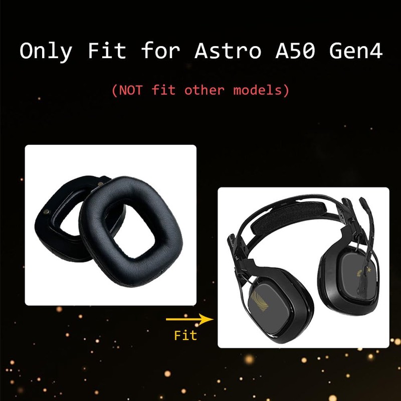 MQDITH Soft Protein Leather Replacement Ear Pads Compatible with Astro