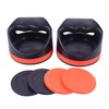 Plastic Air Hockey Strikers/Pushers, 2 PCS 4" Plastic Black Air