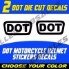 Unbranded/Generic (2x) DOT Motorcycle Helmet Stickers decals fits 2-pack Suzuki