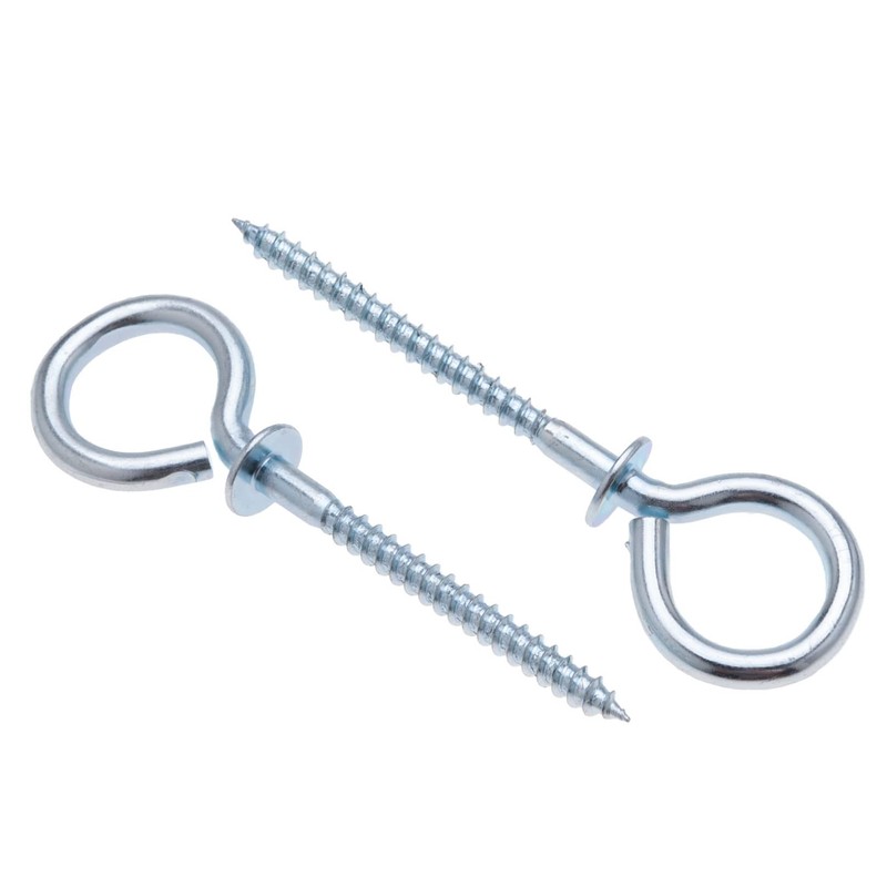 8/4.5 x 85 Eye Screws with Dowels, Eye Bolts with