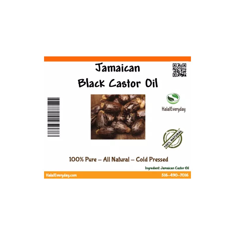 HalalEveryDay Jamaican Black Castor Oil For Hair Growth 16 oz