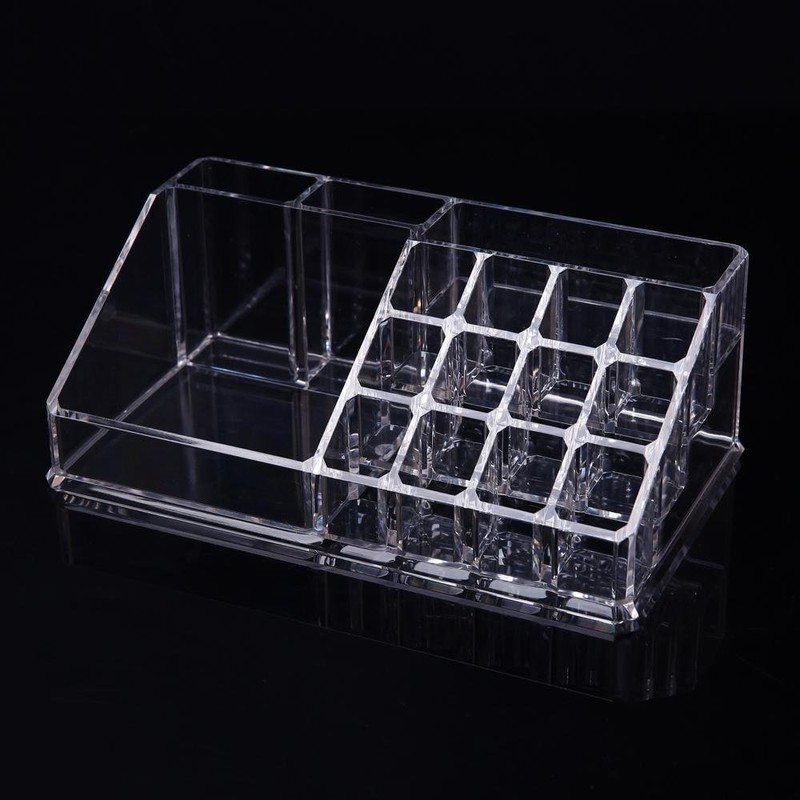 ONEPEARL(LABEL)  Makeup organizer stand Glass and Acrylic Makeup and Lipstick