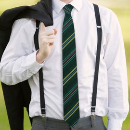 GHTIYLP Skinny Ties for Men, Cotton Mens Ties Striped/Plaid Men's Neckties Linen Tie for Business Wedding Casual ﻿ (Style-3)