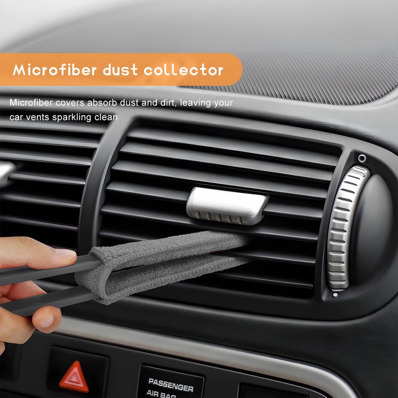 BWBWND 2 PCS Car Blinds Duster, Window Blind Cleaner Duster