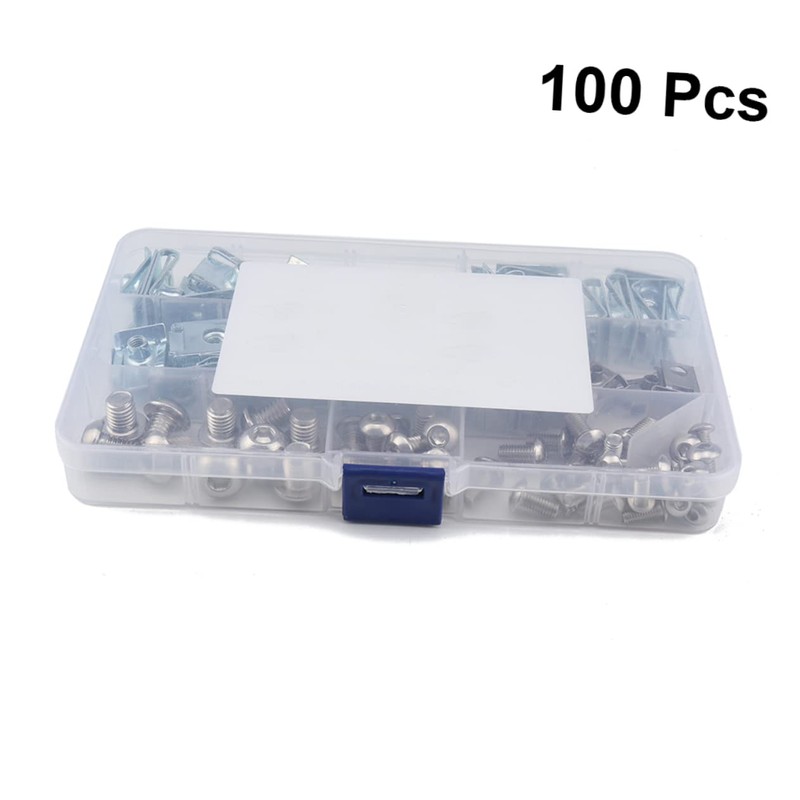 ULTECHNOVO 100pcs Motorcycle u Clip Nuts Manganese Steel Spire u