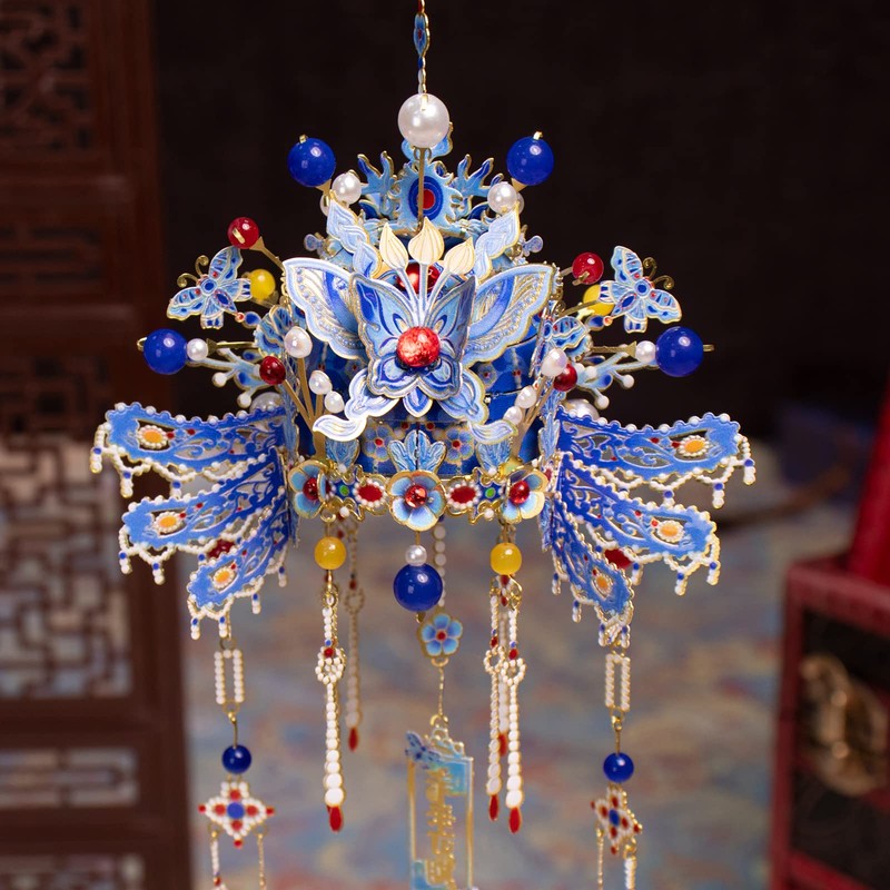 MU DIY Metal 3D Puzzles Model Kits Phonenix Coronet Series