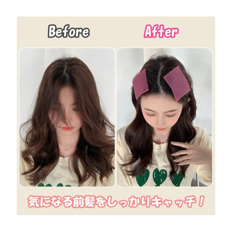 Lunari Hair Closure Sheet, Set of 10, Bangs Fixed, Non-Tracing,