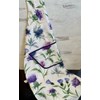 Samuel Lamont Scotish Thistles Cotton Apron, Adjustable Neck Straps, 24"
