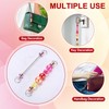 PATIKIL 20 Pcs Beadable Keychain Bars, Metal Beaded Keychain Blanks