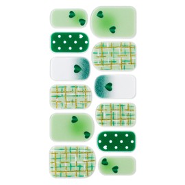 Nailholic Push Up Nail Stickers 05 Large Winner Green 12 Sheets