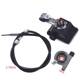 HGC Resettable Speedometer Odometer Gauges Analog Classic Style Vintage Universal For 26" Motorized Bike Exercycle