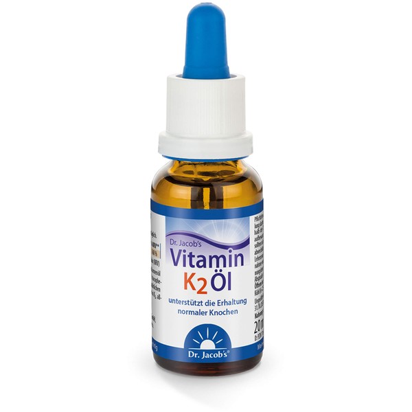Dr. Jacob's Vitamin K2 Öl, 20 ml Solution