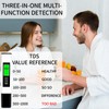 3in1 TDS Messgerät mit EC sowie Temperatur Meter, Digitaler Wasserqualität-Tester,