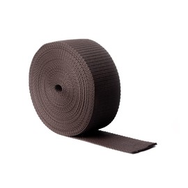 Realm Heavy Duty Polypropylene Webbing Strap Tape for Backpacks, Rucksack, Luggage/Cargo Strapping, Luggage, 1 Metre, 3 Metre (Brown, 38mm - 1 Metre)