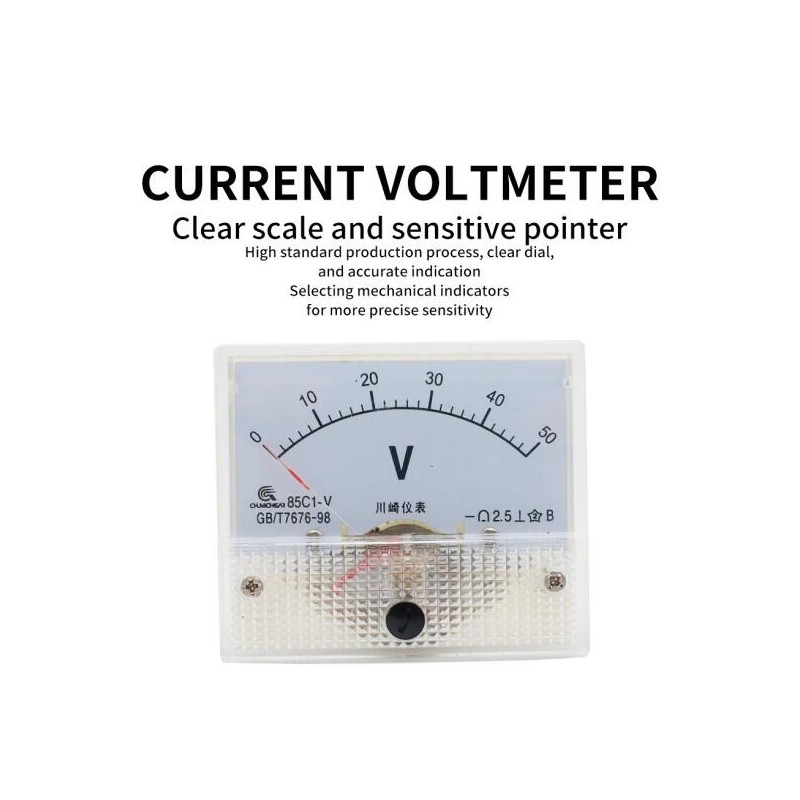 호환 아날로그 전압 계량기 패널 기계식 게이지 85L1-V AC 3V