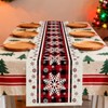 13 x 108 Inch Christmas Table Runner - Red and