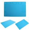 Watch Repair Mat Anti-Static 35x25cm Soft Rubber Watchmaker Soldering Organizer