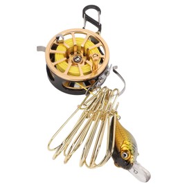 Dilwe Live Fish Lock, Live Fish Lock Golden Stainless Steel Lock Buckle Telescopic Portable Fishing Chain Stringer for Boat Fishing