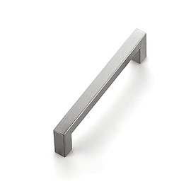 Ravinte 1 Pack 5 Inch Kitchen Square Cabinet Handles Satin Nickel Cabinet Pulls Brushed Nickel Drawer Pulls Kitchen Cabinet Hardware Kitchen Handles for Cabinets Cupboard Handles Drawer Handles