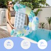Inflatable Pool Float for Adults -2 Pack Leaf Design Lounge