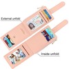 Favydov RFID Blocking Compact Slim Wallet for Women PU Leather