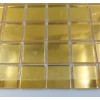 Gold Mirror Mosaic Tiles 1" - 144 Pieces per 12.5"