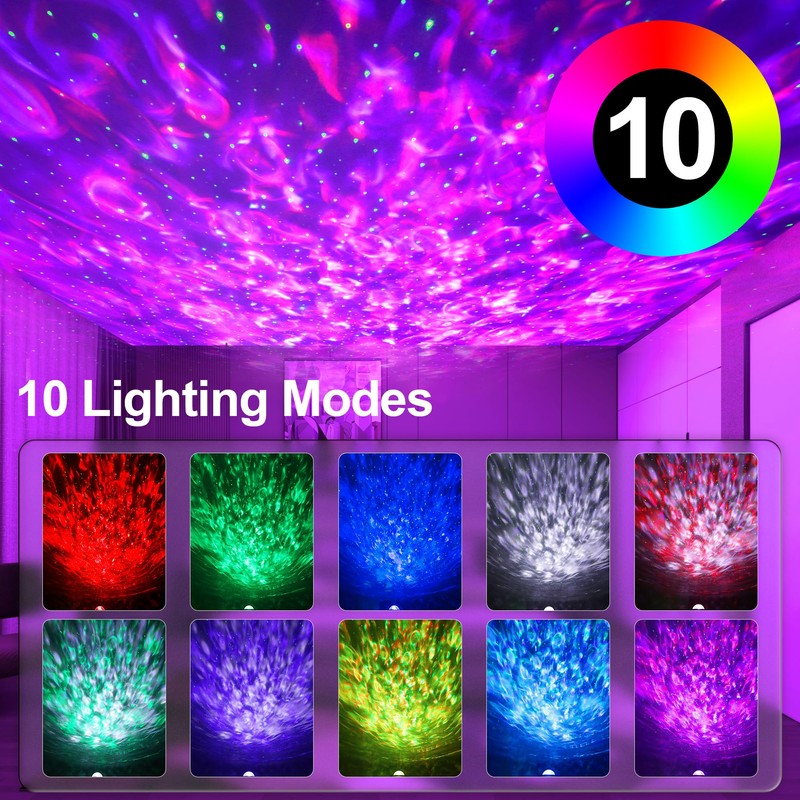 Lysumurl Galaxy Projector, Starry Night Light Projector, Colour Changing Music