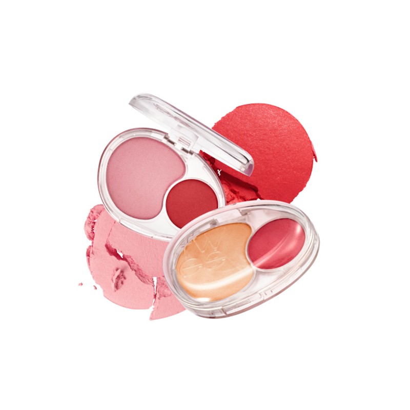 fwee Mellow Dual Blusher 7.2g - ND01 Lazy Tempo