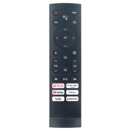 AULCMEET ERF3A90 New Replacement Voice Remote Control fit for Hisense Smart TV 75A76K 55A76K 55U6K 75U6K 65U6K 75U7G 65U7G 55U7G 55U6K 75U6K 75U7H 55U7H 65U7H 75A6H 70A6H 65A6H 55A6H 43A6H
