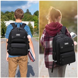 ZUBOND Girls Backpack for School - Lightweight Travel Laptop Backpack Fits 15.6 Inch Notebook, Water Bottle Pocket - Ideal for Teens, College Students, Adults