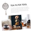 Ciieeo 1Pc Stainless Steel Tea Infuser with Ceramic Handle Fine