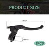 Anyhut 2 PCS 7/8" Clutch Brake Lever Perch, Motorcycle Brake