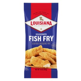 Louisiana Fish Fry Products Seasoned Fish Fry, 10 oz (Pack of 12)