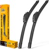 AUTOBOO 26" and 22" Windshield Wipers Blades (Pack Of 2),OEM