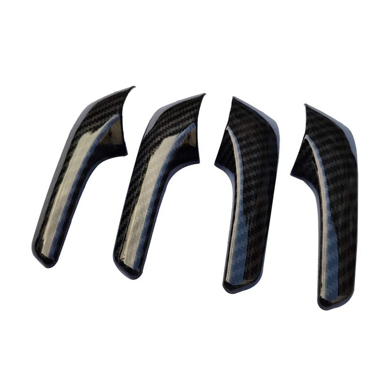 ruihe 4pc Carbon Fiber Color Inner Door Open Handle Cover
