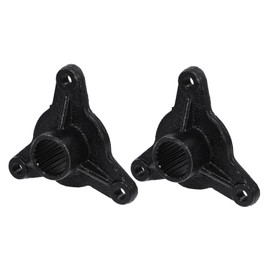 Healeved 2pcs Tooth Spline Rear Axle Hub for Atv Fit Replacement Accessories for Go Kart Easy Installation Enhanced Performance