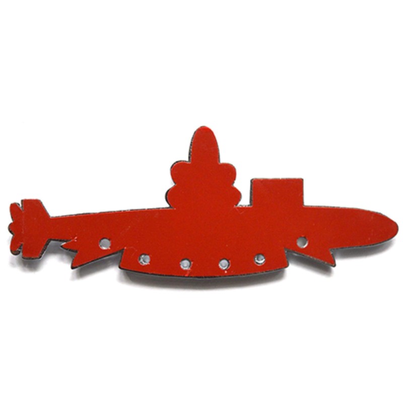 Navy SSBN Submarine Deterrent Patrol Metal Decal Auto Emblem