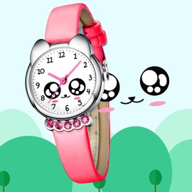 Kids Watch Girls Waterproof Watch Kids Learning 3D Cartoon Kids Analogue Watches for Girls & Boys Children Sports Time Teaching Watches Birthdays Gifts