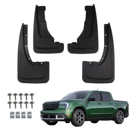 RMOURTEKK Mud Flaps for Ford Maverick 2025 2024 2023 2022 Accessories Front & Rear Mud Guards Splash(Set for 4 Pcs) No Drilling Required